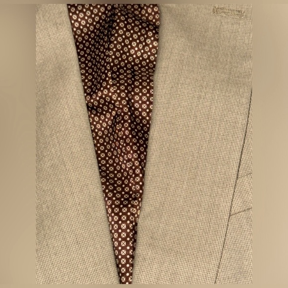 Tall Harewood Textured Solid Stretch Blazer Suit Coat Jacket  Dune 42L 46L NWT - Picture 10 of 11